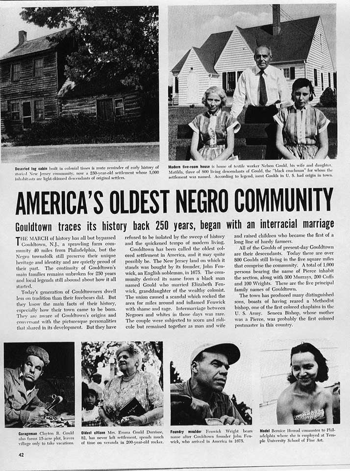 Gouldtown A Cumberland County Locale Rooted in AfroIndian History