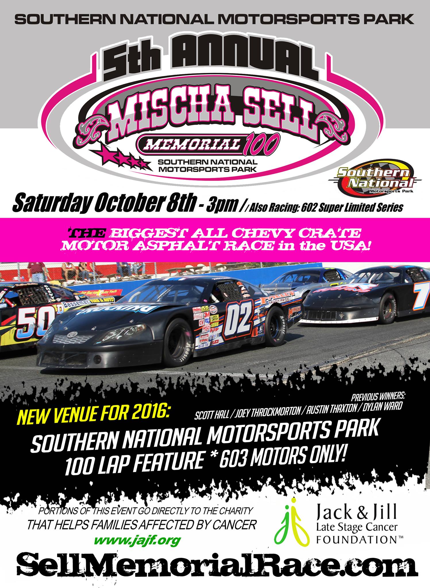 2016 Mischa Sell Memorial Press Release Southern National Motorsports