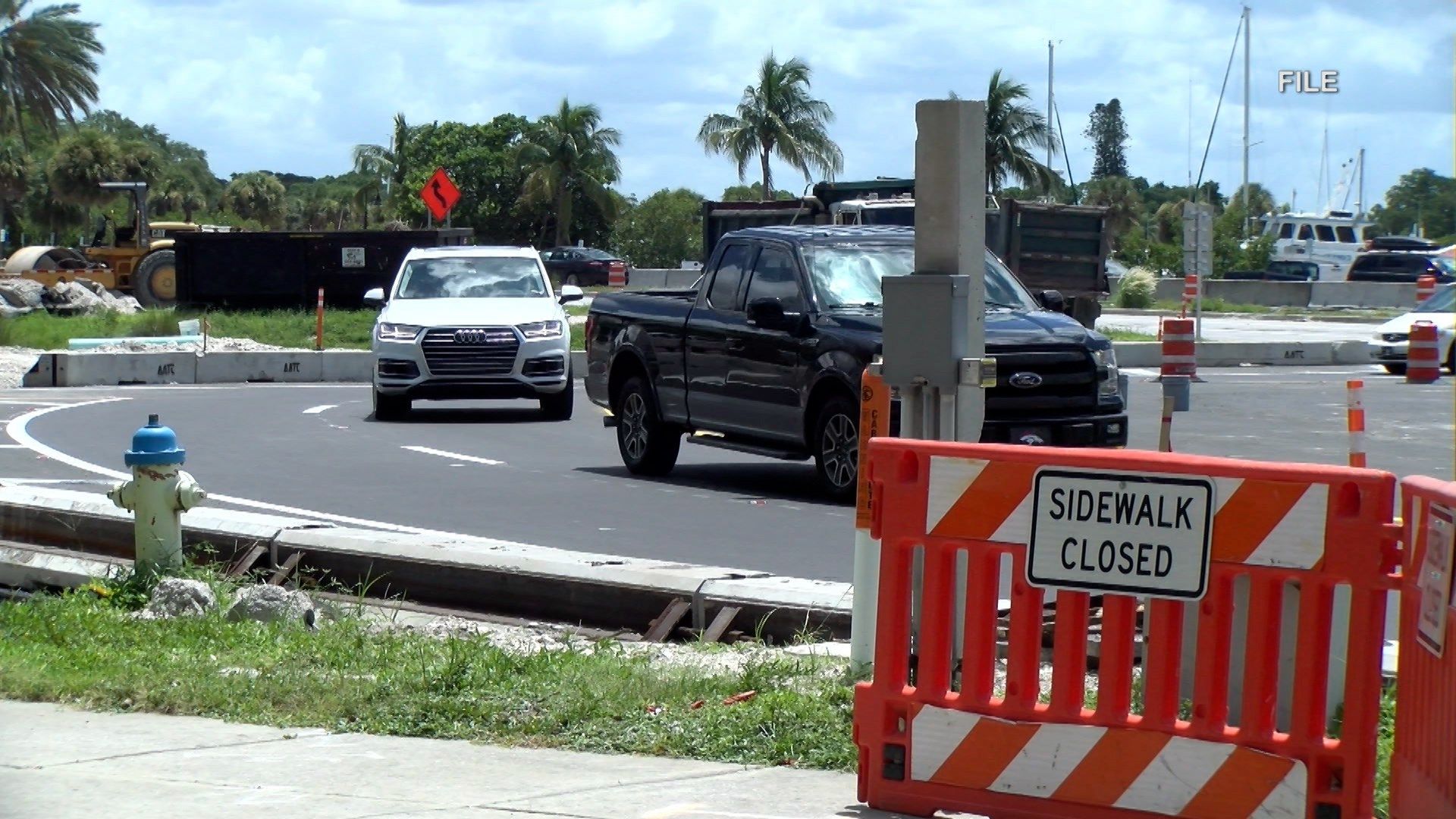 Ringling Causeway roundabout work delayed by storm Suncoast News and