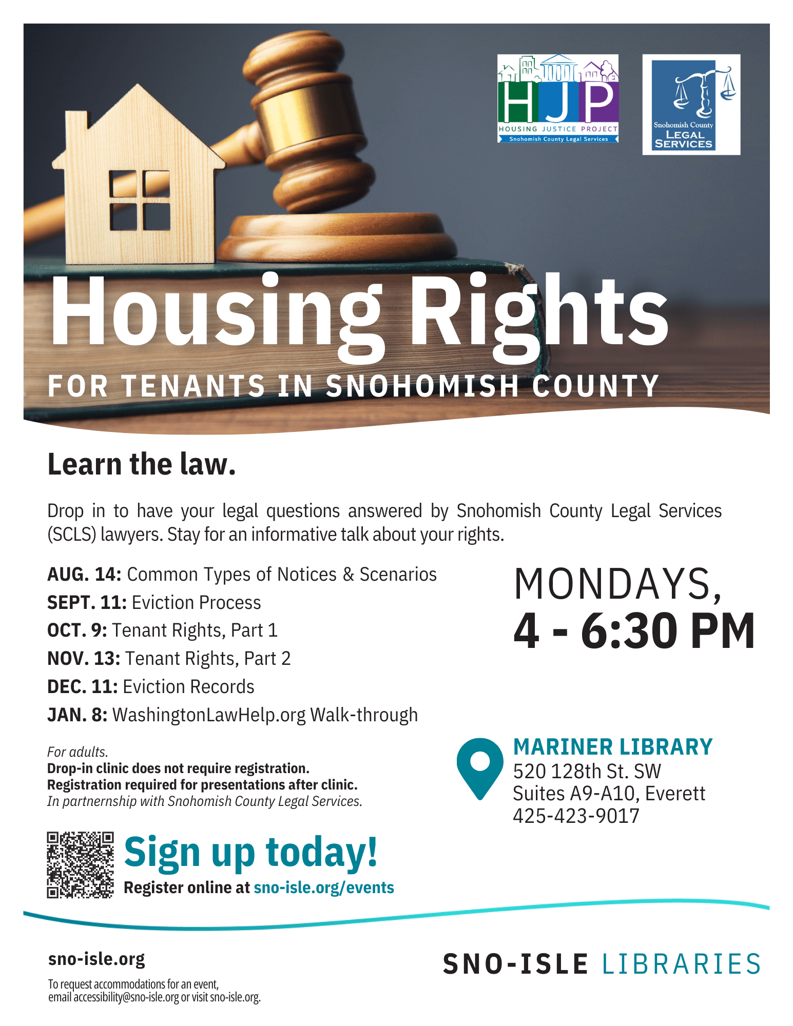 Housing Right for Tenants Snohomish County Legal Services