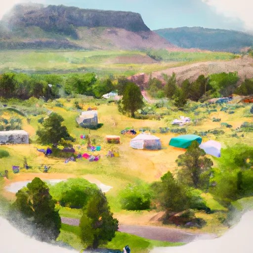 Circle Park Campground Camping Area Wyoming Camping Destinations