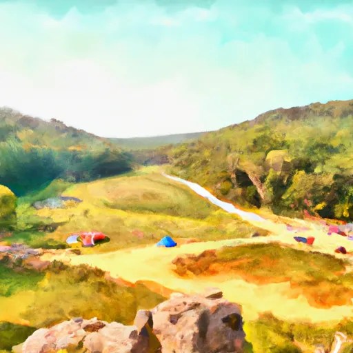 Devils Backbone Park Camping Area Michigan Camping Destinations