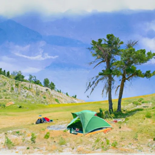 Camping Area Montana Camping Destinations