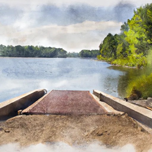 Beaver Dam Lake Access At Derge County Park Boat Launch Wisconsin