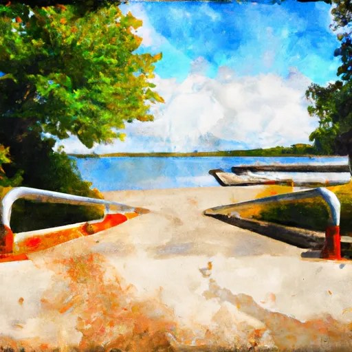 Lake Noquebay South Side Boat Ramp Boat Launch Wisconsin Putins