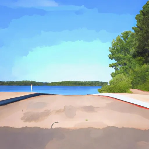 Wapogasset Lake Access At Sunrise Beach Boat Launch Wisconsin Put