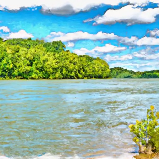 Patoka River Levels 133 of Normal Streamflow Discharge