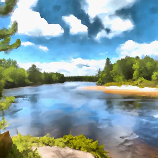 Tahquamenon River Report Streamflow & Water Data SNOFLO