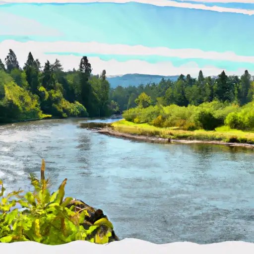 Wynoochee River Levels 66 of Normal Streamflow Discharge