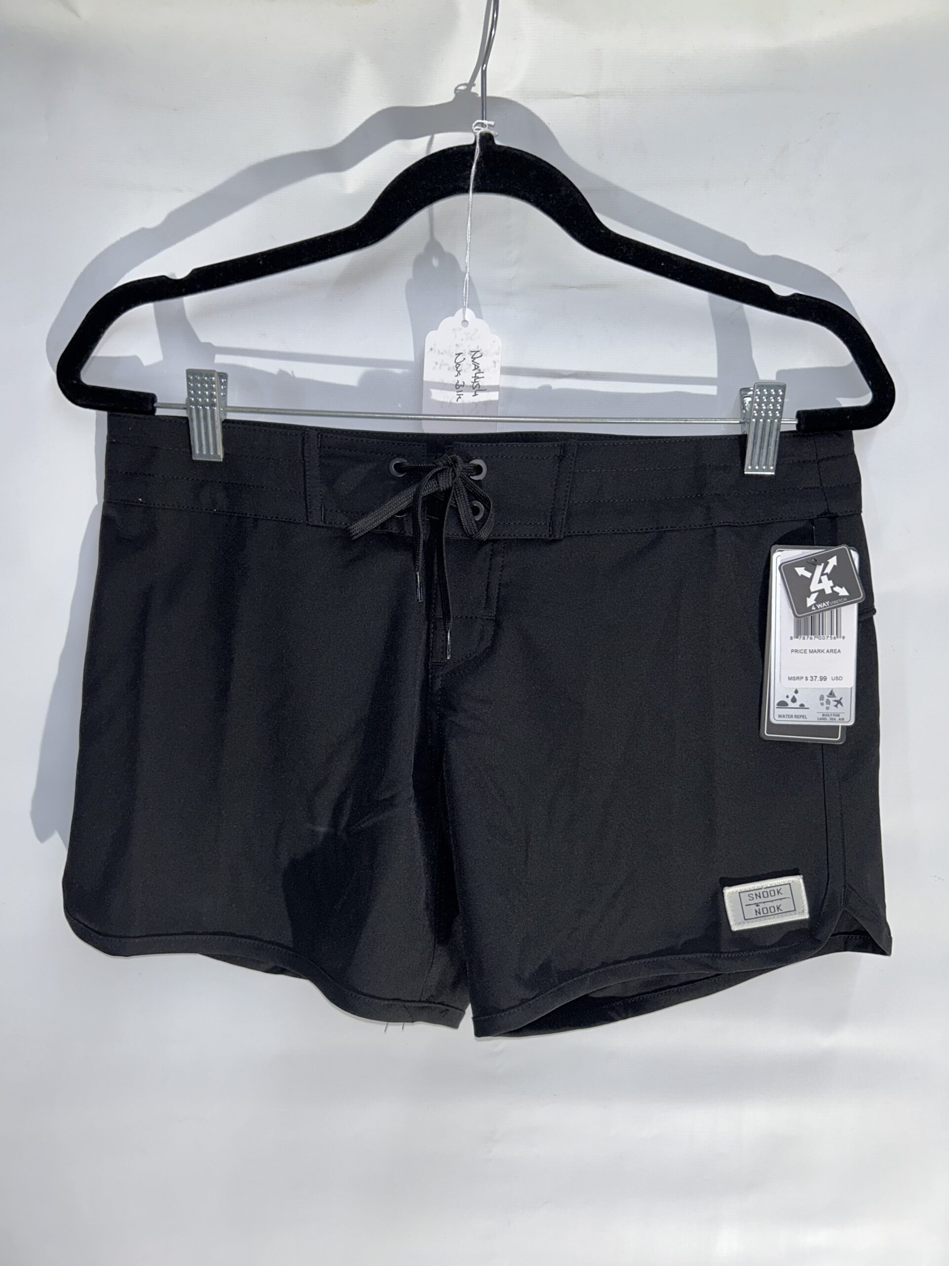 Snook Nook Women's Black Boat Shorts Snook Nook Bait & Tackle