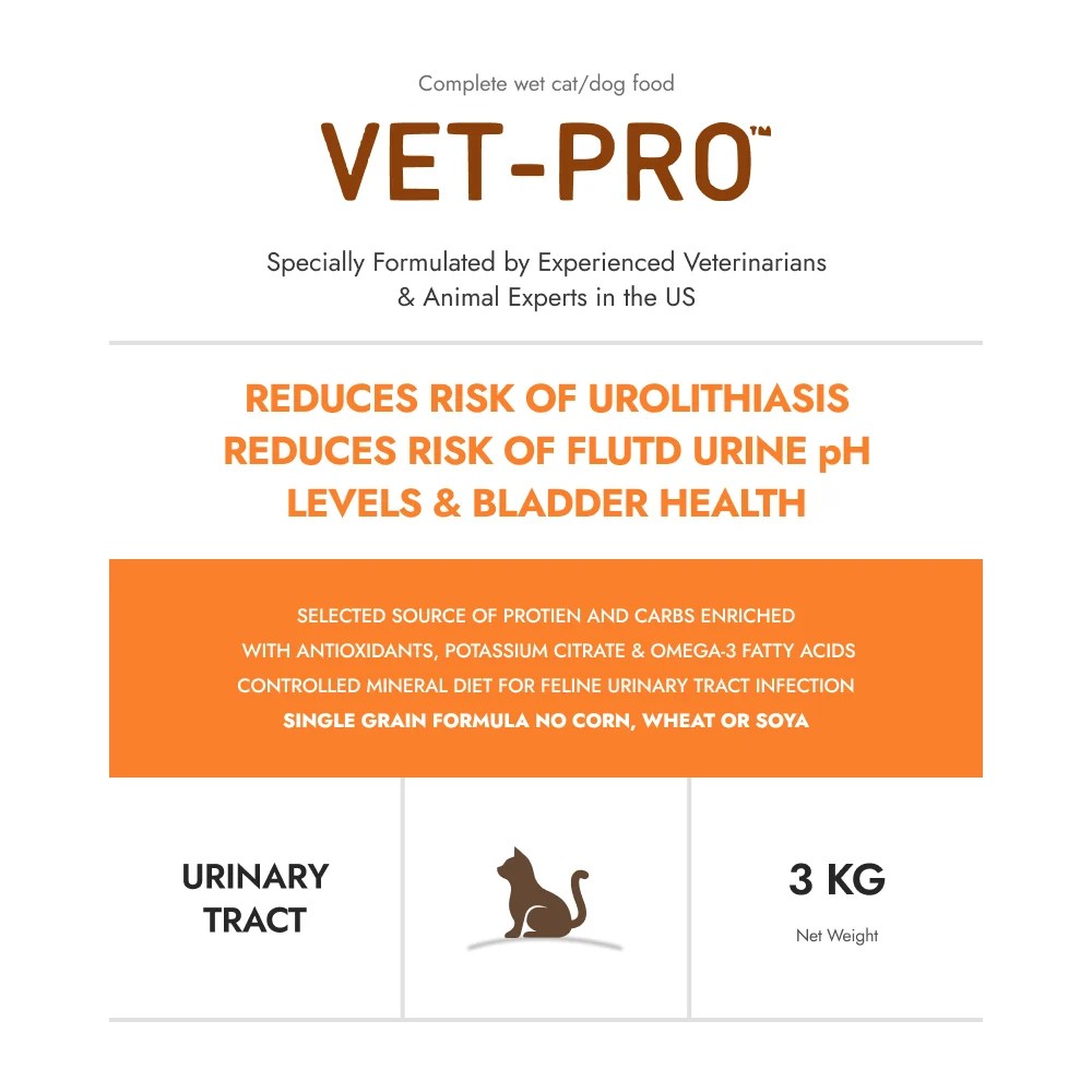 VetPro Urinary Tract Dry Food For Cats Snoopy Tail