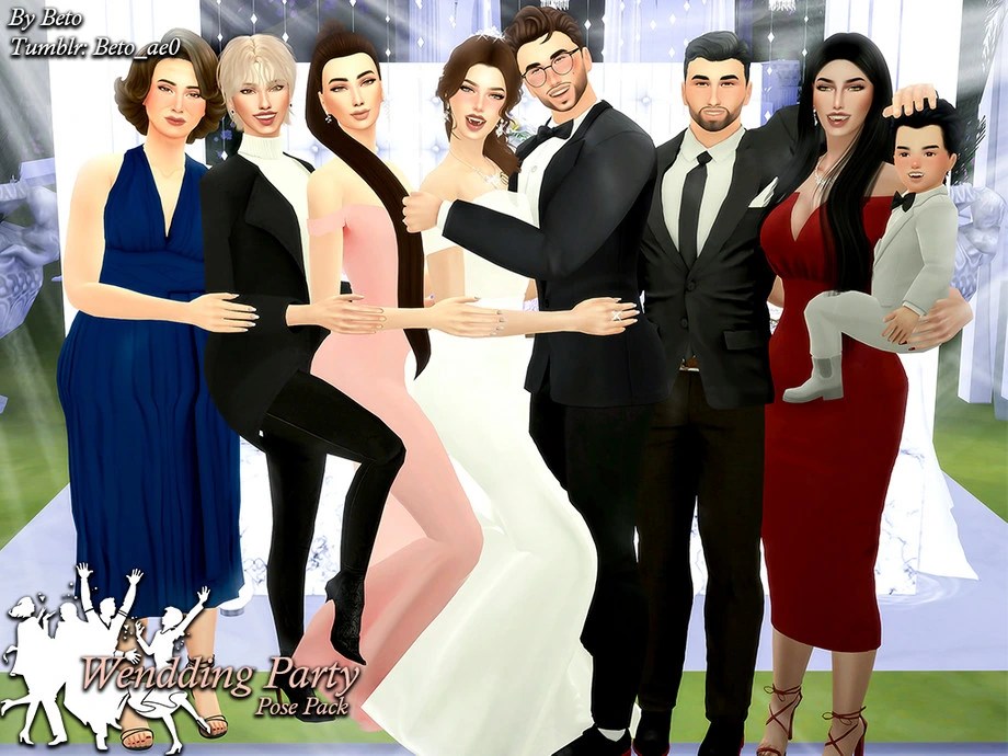 25 Best Wedding Poses For Sims 4 (Download Links Included) — SNOOTYSIMS