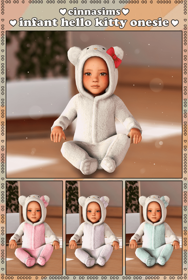 30+ Prettiest Infant Clothes CC You Could Wish For in the Sims 4