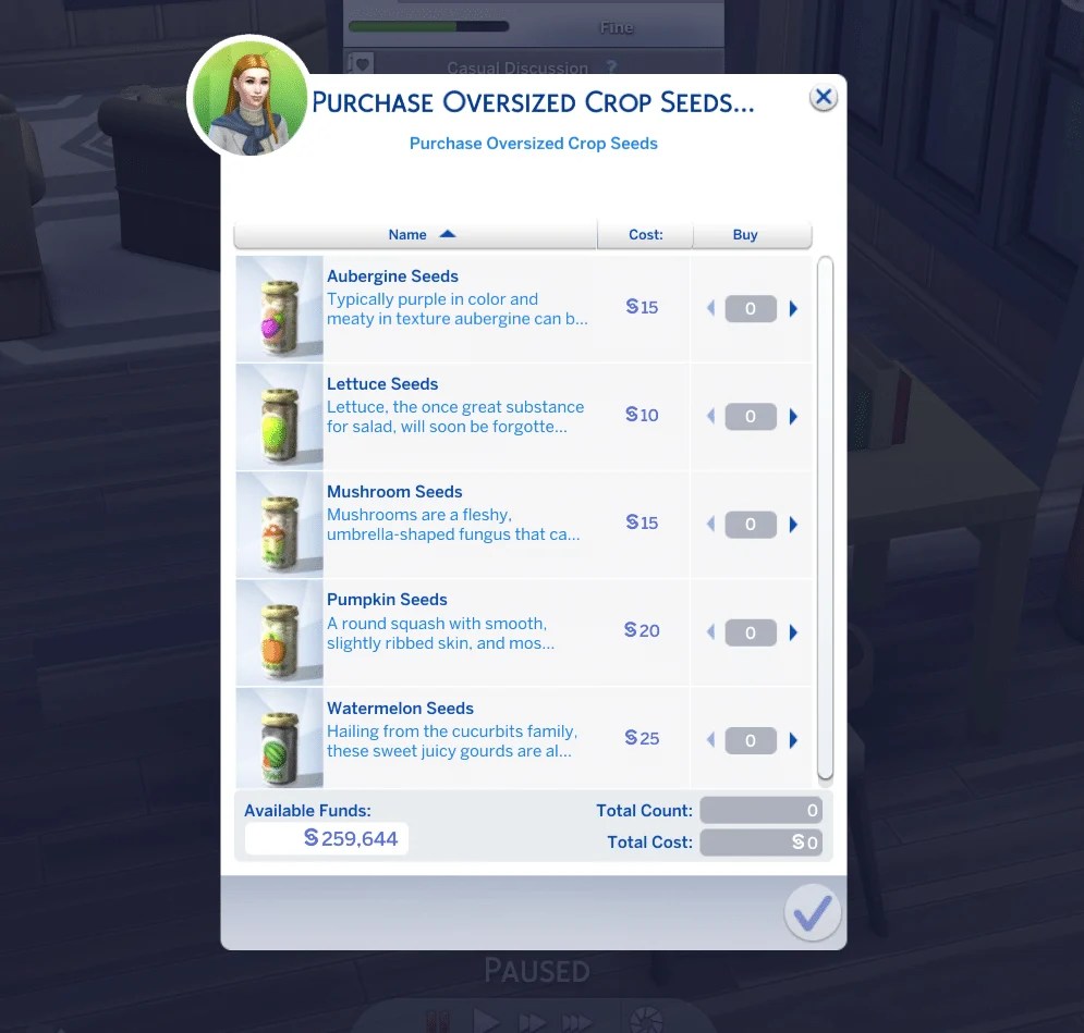 All The Seed Packets In The Sims 4!