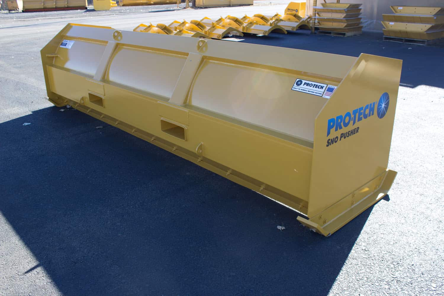 Forklift Snow Plow and Snow Pusher ProTech Sno Pusher