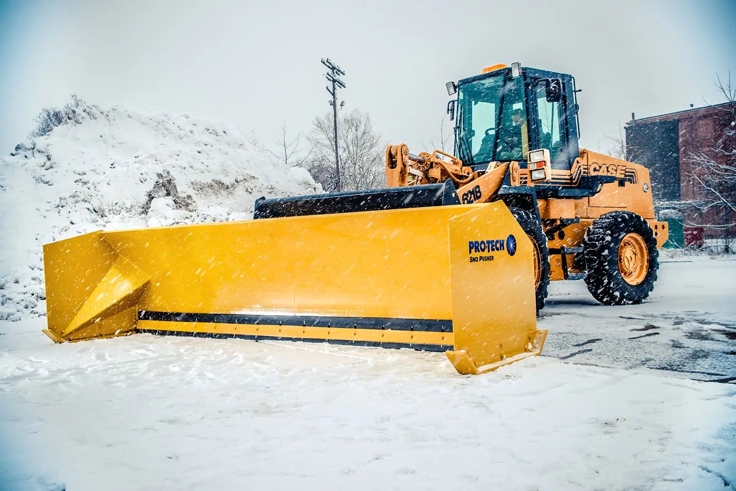 Rubber Edge Snow Pusher ProTech Sno Pusher
