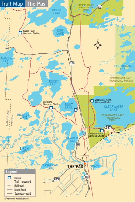 The Pas, MB snowmobile trip planner SnoRiders