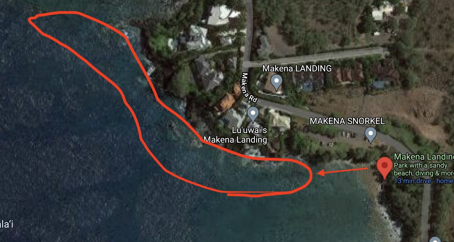 Makena Landing in Wailea, Maui, Hawaii Zentacle Scuba Diving and