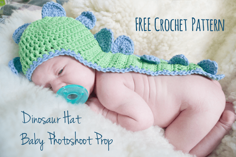 Crochet Pattern Baby’s Dino Hat with Cape