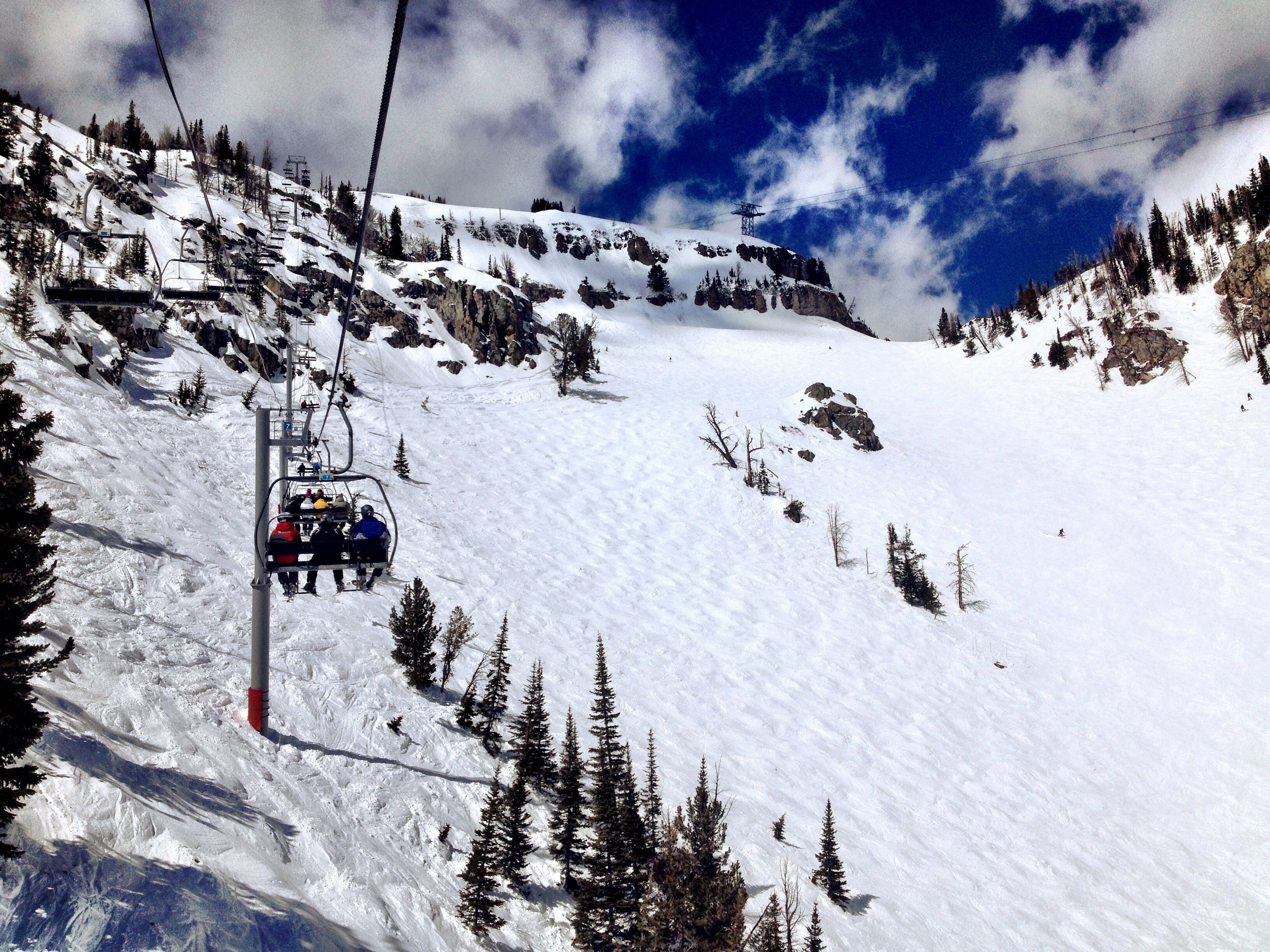 Wind, Chalk, & Corbet's at Jackson Hole Conditions Report, Photo Tour