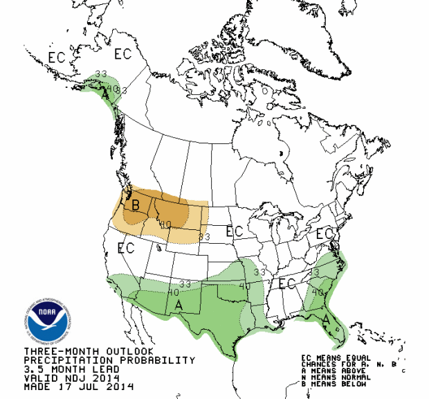 Official NOAA 2014/15 Winter Weather Forecast for the USA SnowBrains