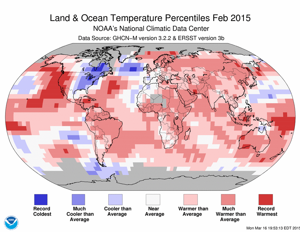 This Winter = Earth's Warmest Winter on Record SnowBrains