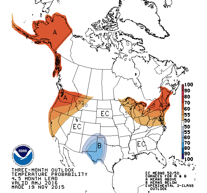 NOAA's Official December Weather Outlook for the USA SnowBrains