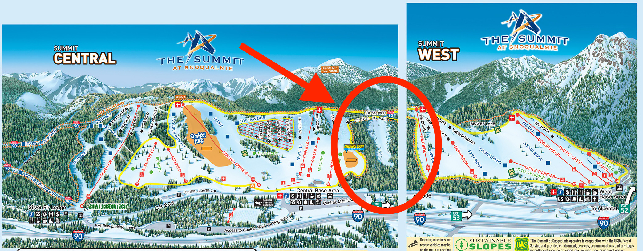 Snoqualmie Ski Resort, WA Buys Land, Will Connect Summit West & Summit