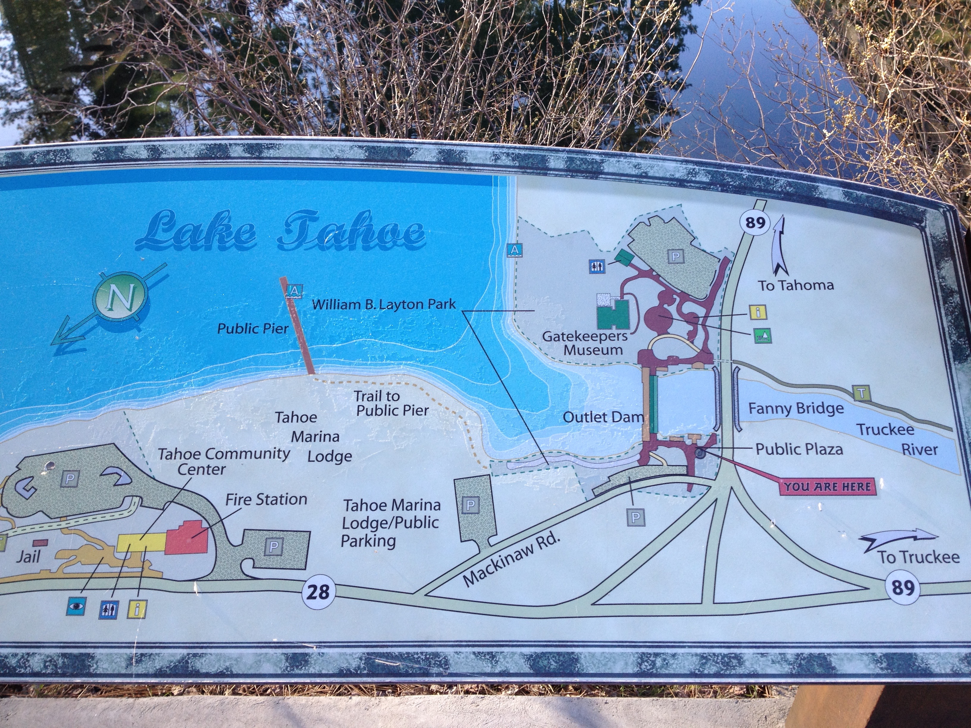 Photo Evidence That Lake Tahoe is 1.4" Above Its Rim & The Truckee