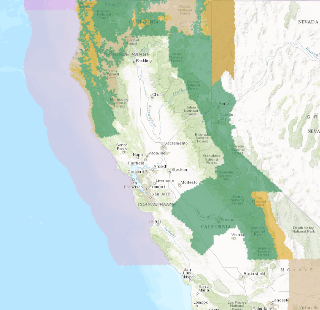 High Elevation Rain Headed For California 24" Rain Totals Possible