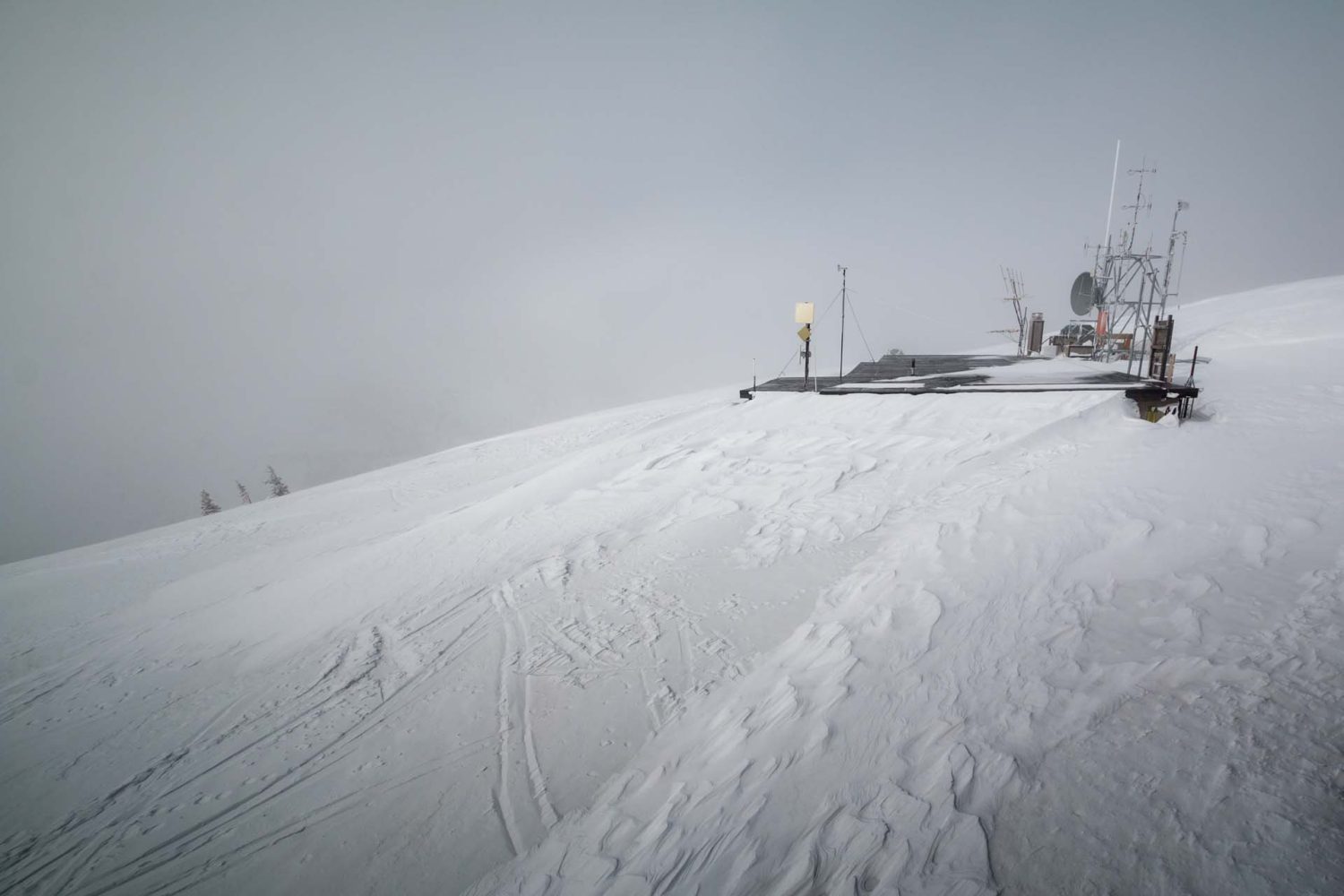 Corbet's Cabin Is Almost Completely Buried At Jackson Hole Mountain