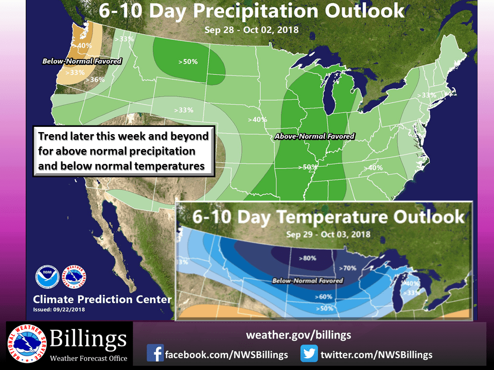 7 Day Forecast Calls For Snow In Montana & Wyoming Up To 6" of Snow