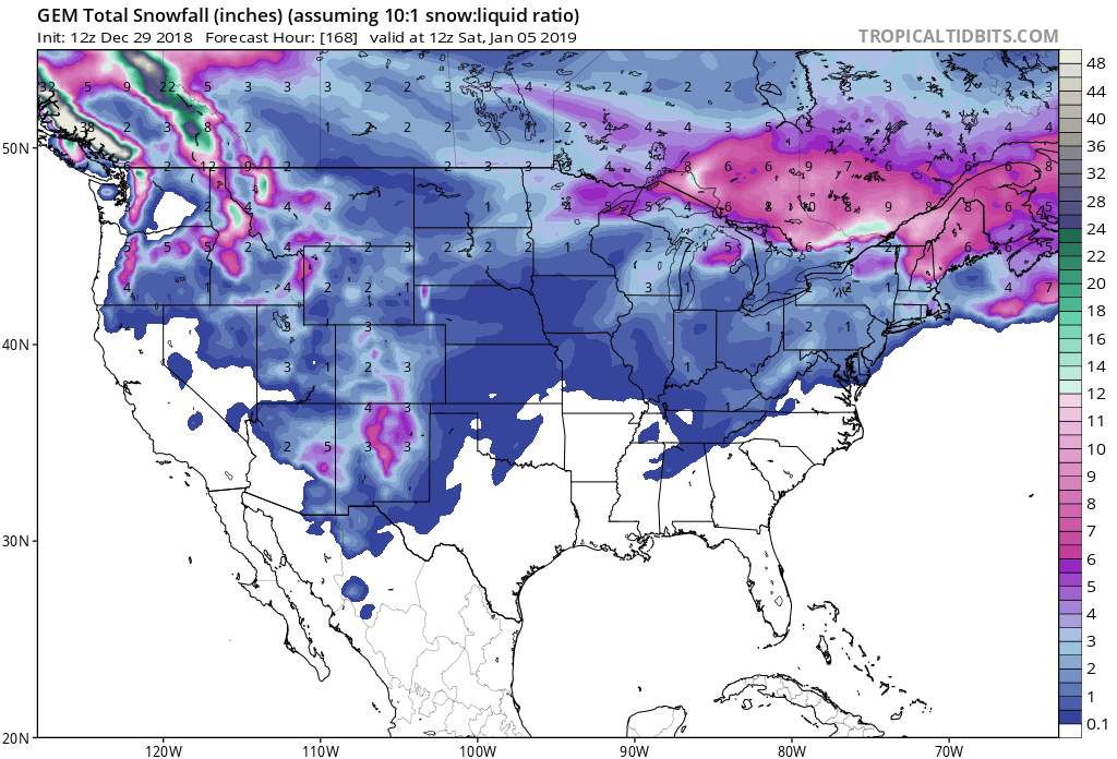 NOAA Winter Storm Watch Issued For Bridger Bowl, MT 48" of Snow
