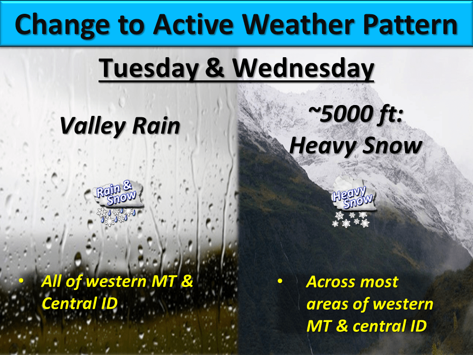 NOAA Winter Storm Watch Issued For Idaho 1220" of Snow Tonight Wednesday Morning SnowBrains