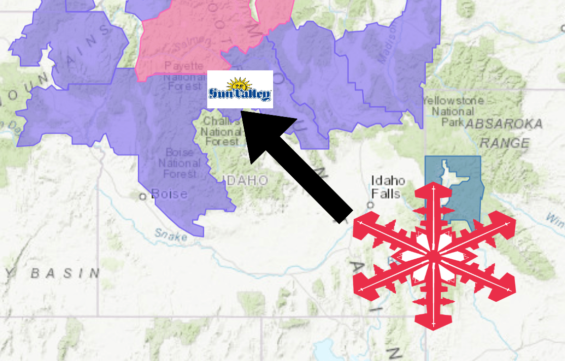 NOAA Winter Weather Advisory Issued For Sun Valley Resort, ID Up To