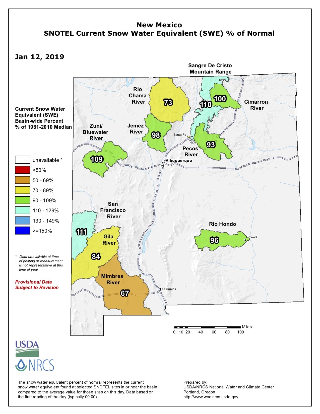 Taos Ski Valley, NM = 113 of Average Snowpack Right Now SnowBrains