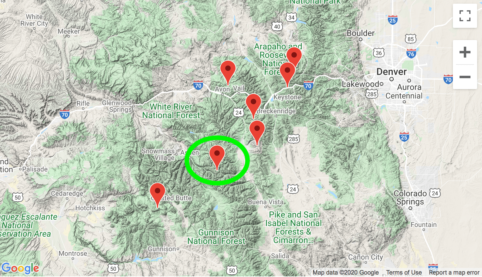Independence Pass Colorado Map Snowmobilers Trigger Avalanche Near Independence Pass, CO 1 Caught