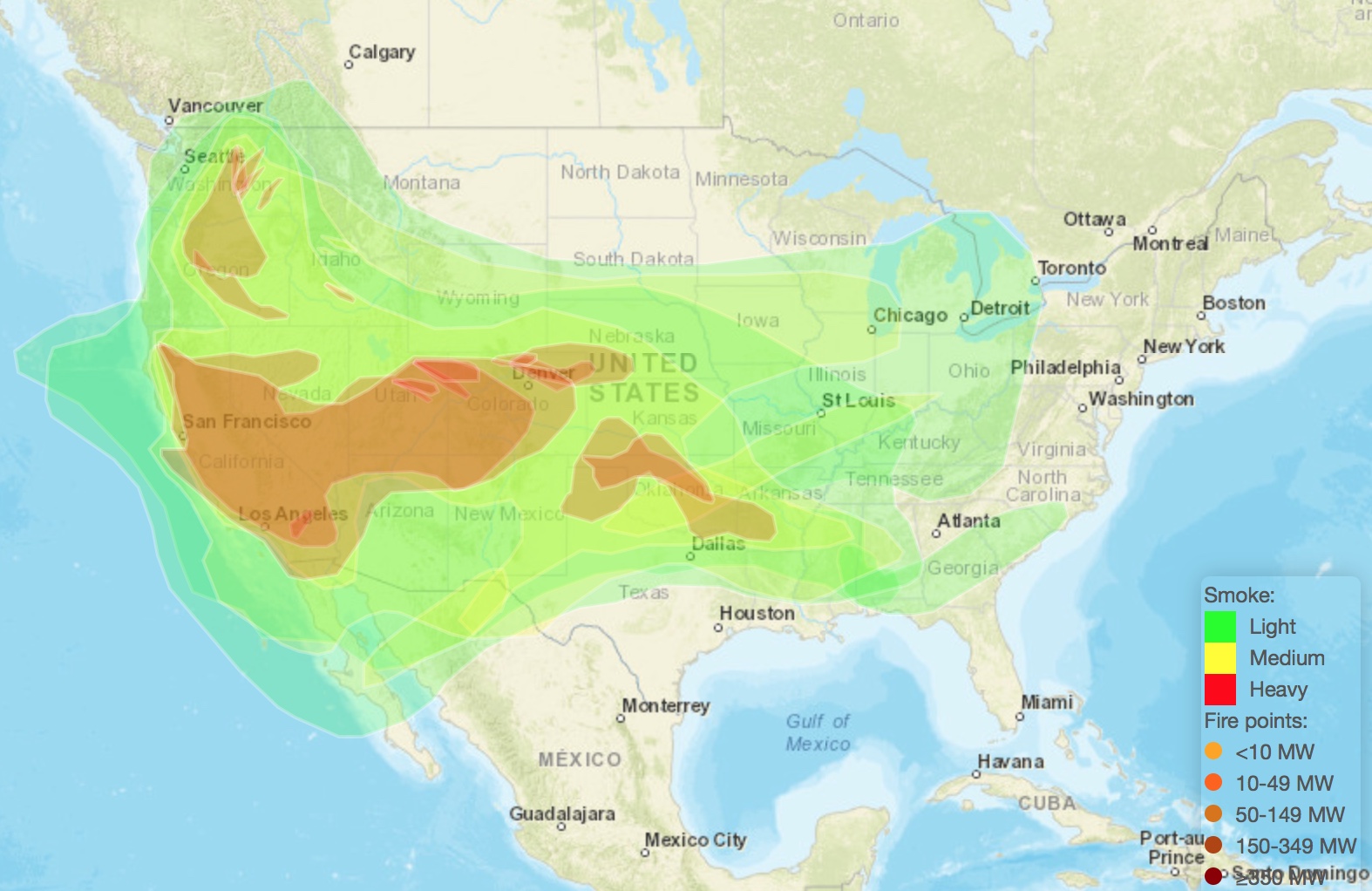 Us Smoke Map Noaa As Wildfires Intensify New Smoke Forecasting Models Are Needed SnowBrains