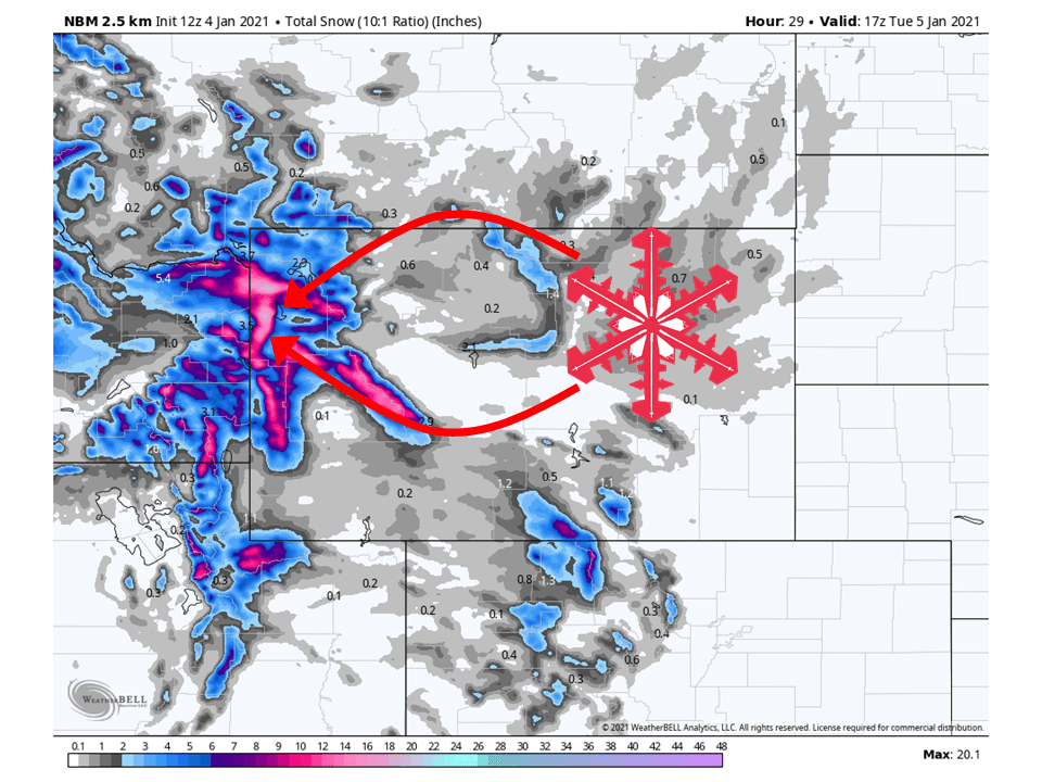 SnowBrains Forecast 1218" For Grand Targhee and Jackson Hole, WY