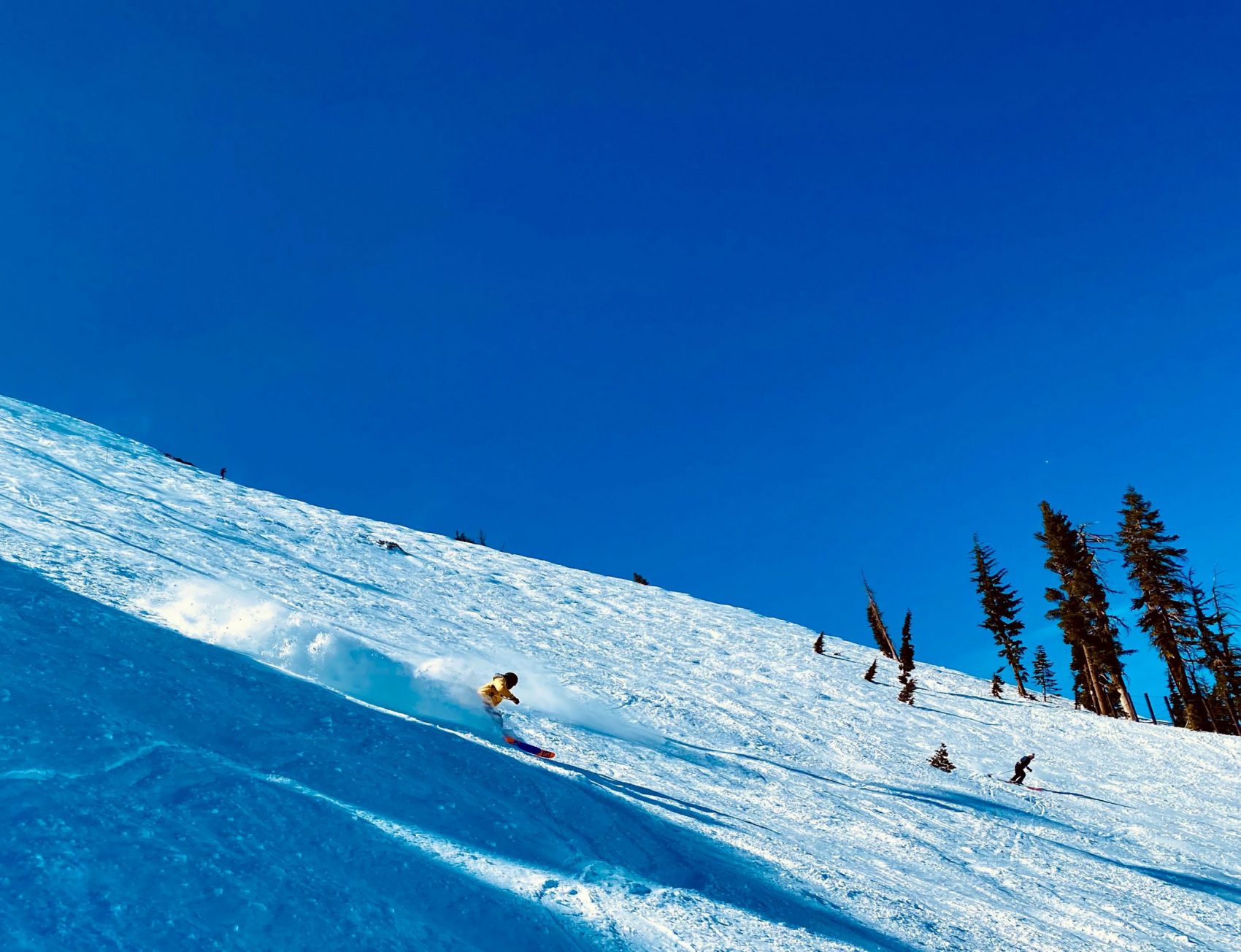Squaw Valley, CA Report Sunshine, Slush and Wind Buff SnowBrains