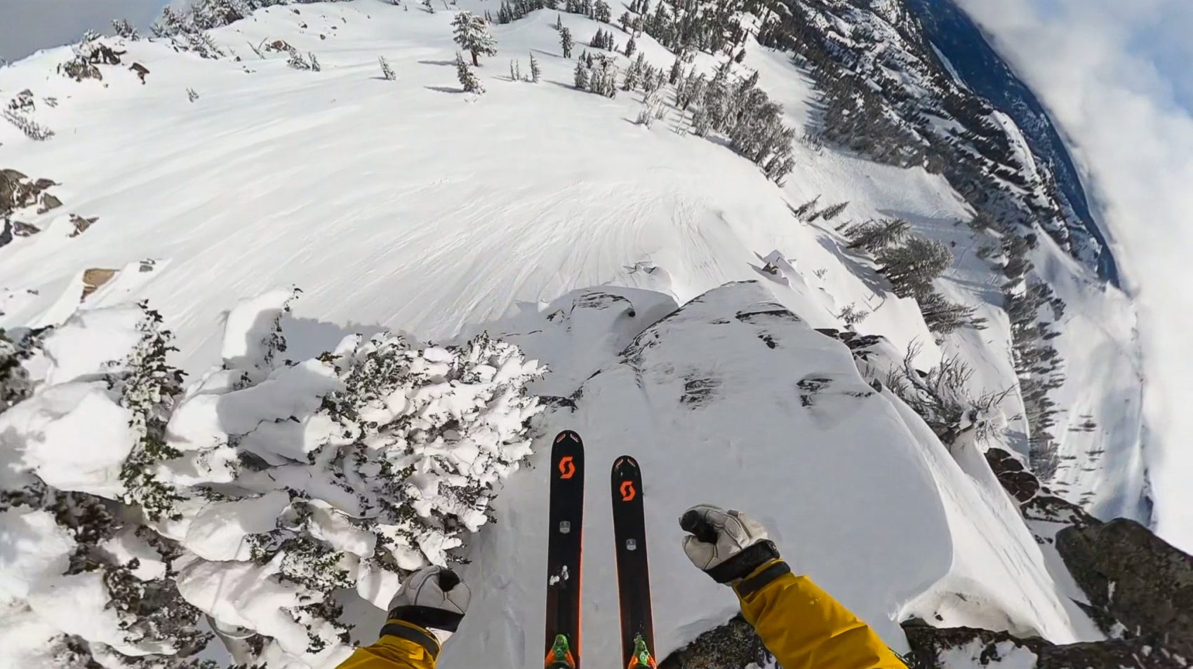 Squaw Valley, CA Report Launching a 35Foot Air & Landing on Rock