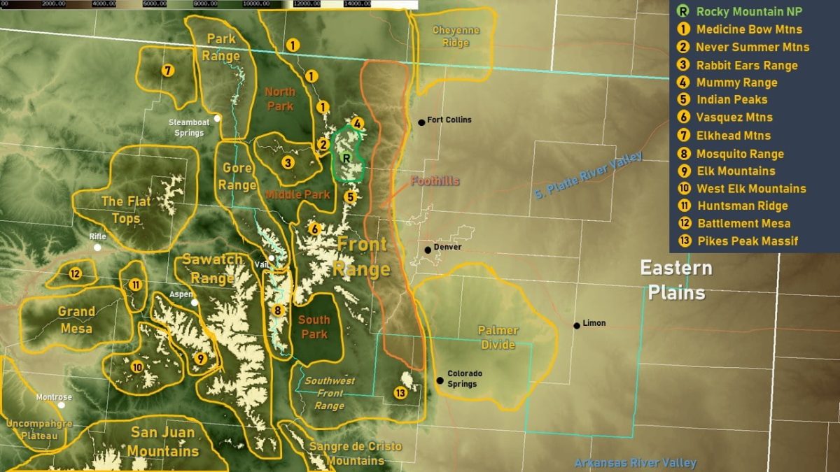 Explained The Mountain Ranges of Colorado LaptrinhX / News