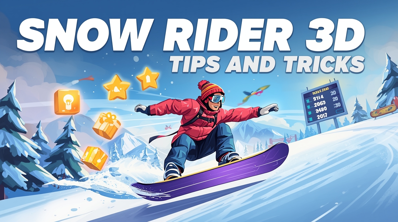 Snow Rider 3D Tips and Tricks High Score Guide