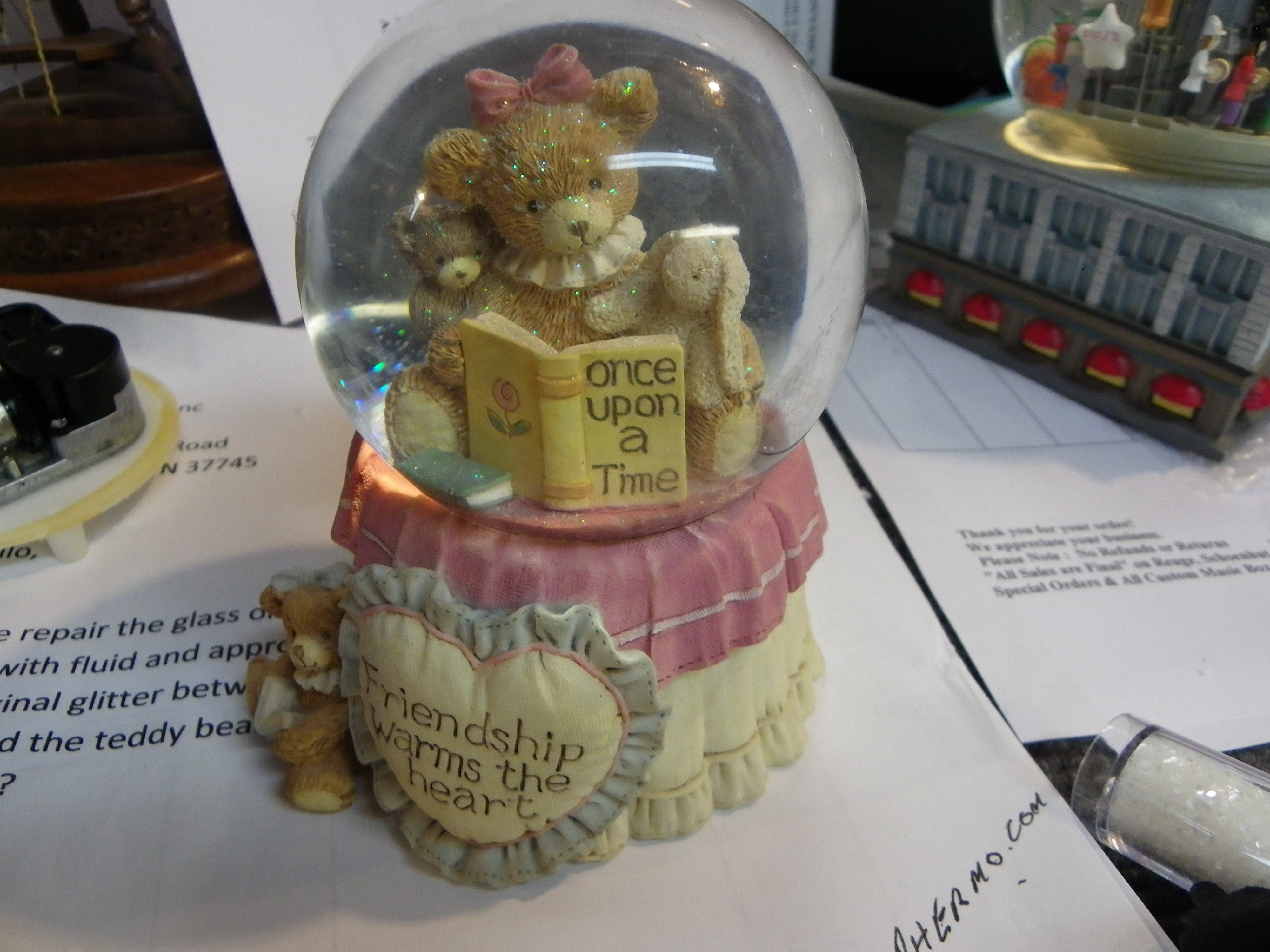 Snow Globe Repair Center Snow Globe Repair Gallery