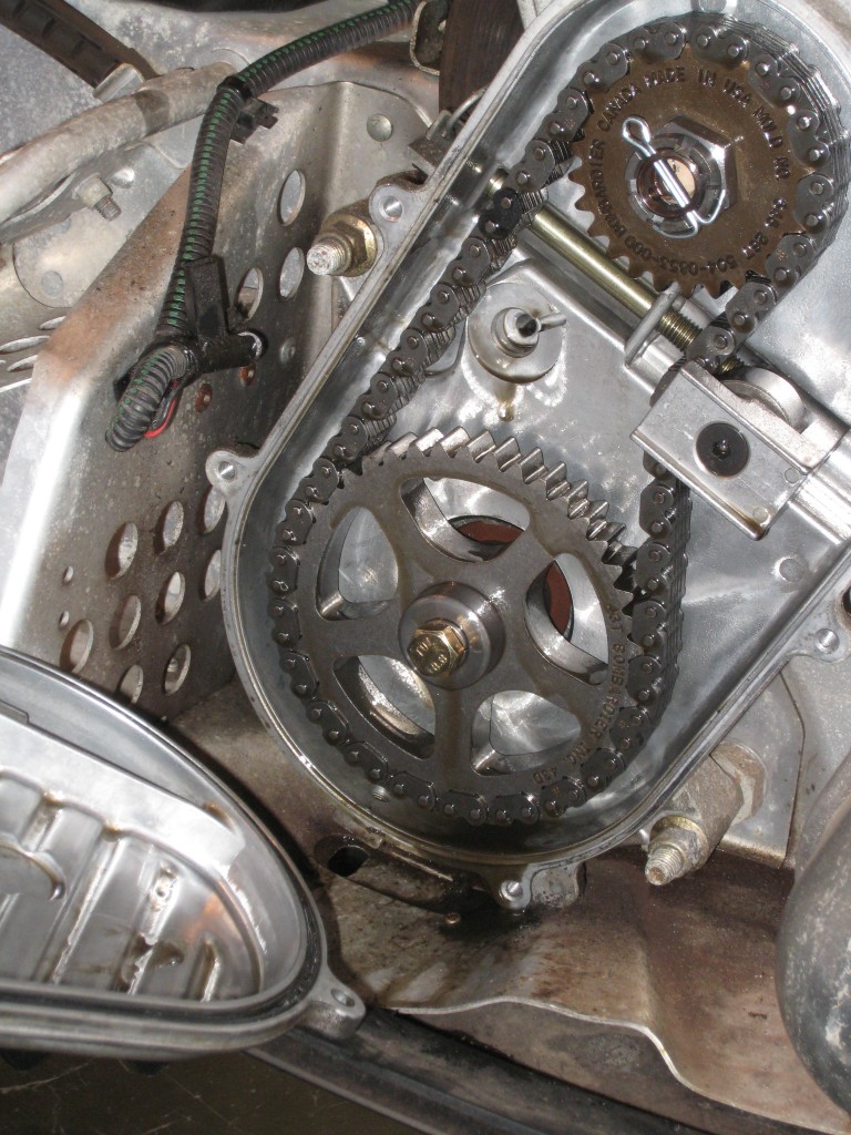 Snowmobile chaincase gearing SnowGoer