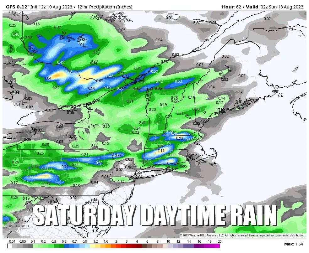 Weekend Outlook August 1213