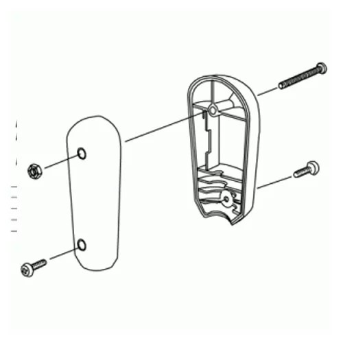 Boss Part MSC04717 Joystick Handle for Straight Blade Plows with