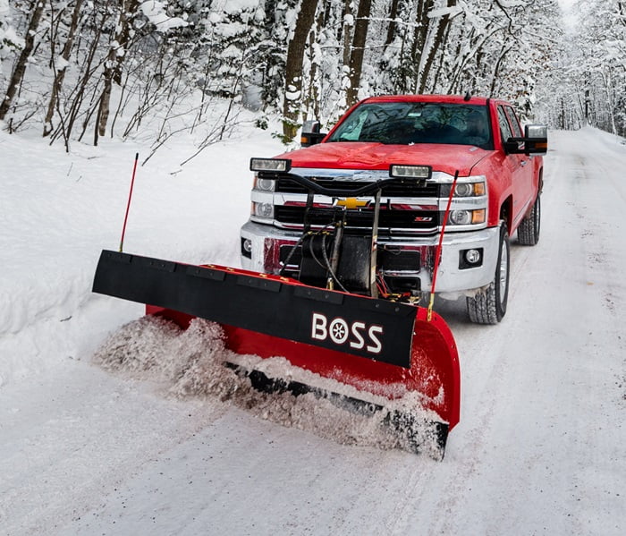 Boss 9.0 HeavyDuty Straight Blade Snowplow