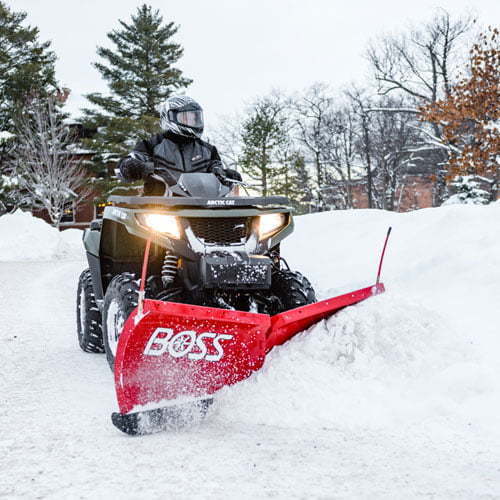 Boss ATV V Plow, UTV 5ft 6in XT Snow Plow