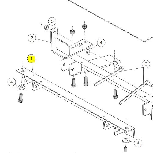 Western Plow Part 27246 TRUCK MOUNT FRONT GM